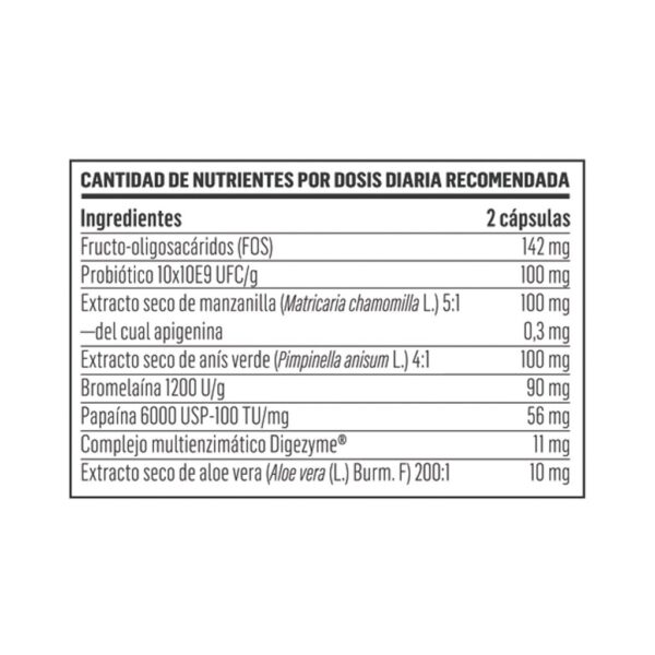 ENZYPROLIN DYGEZYME® | ENZIMAS DIGESTIVAS | 60 CÁPSULAS - Imagen 2