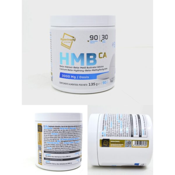 HMB-CA 1000 MG | GANA MÚSCULO | 90 CÁPSULAS - Imagen 2