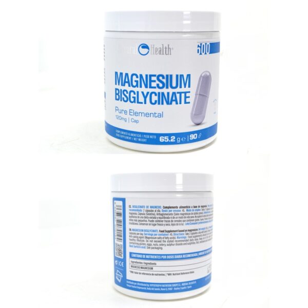 MAGNESIUM BISGLYCINATE 90 CÁPSULAS - Imagen 2