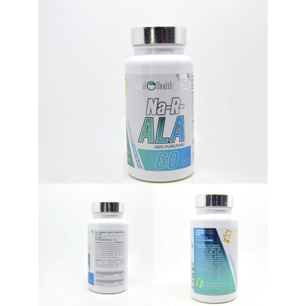 NA - ÁCIDO R-ALFA LIPOICO | ANTIOXIDANTE NA-R-ALA | 60 CÁPSULAS - Imagen 3