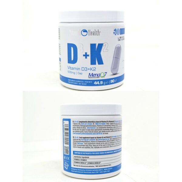 VITAMIN D3+K2 90 CÁPSULAS - Imagen 5