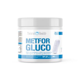 METFORGLUCO | INHIBIDOR DE GLUCOSA NATURAL | 90 CÁPSULAS
