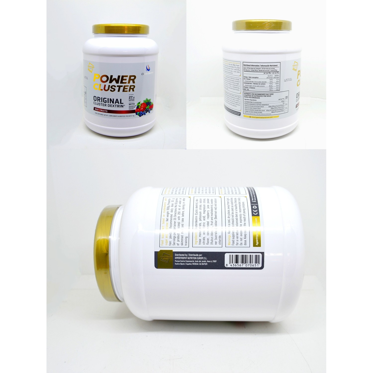 CICLODEXTRINA ALTAMENTE RAMIFICADA POWER CLUSTER 1KG EN POLVO - Imagen 4